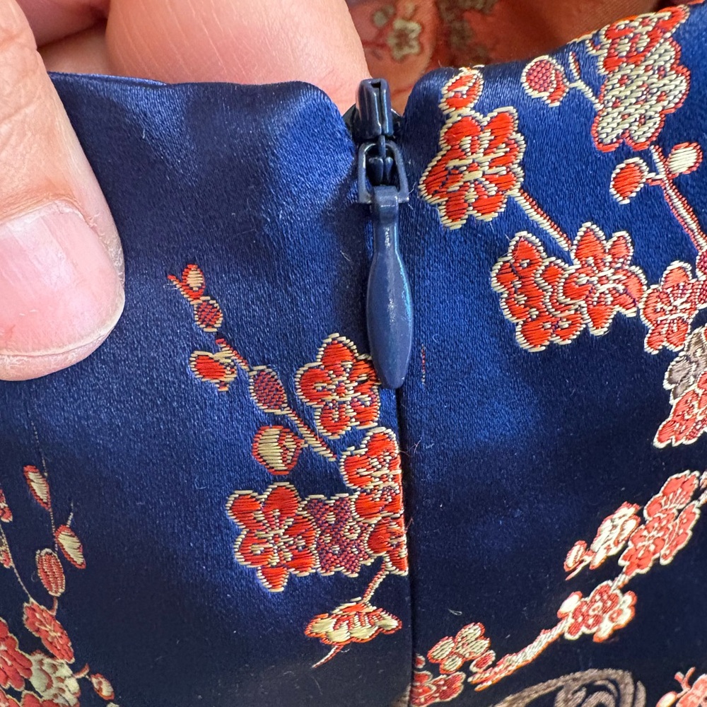 NWOT Realisation Par The Emilie Silk Mini Dress in Shanghai Nights Women’s XS - Picture 14 of 16